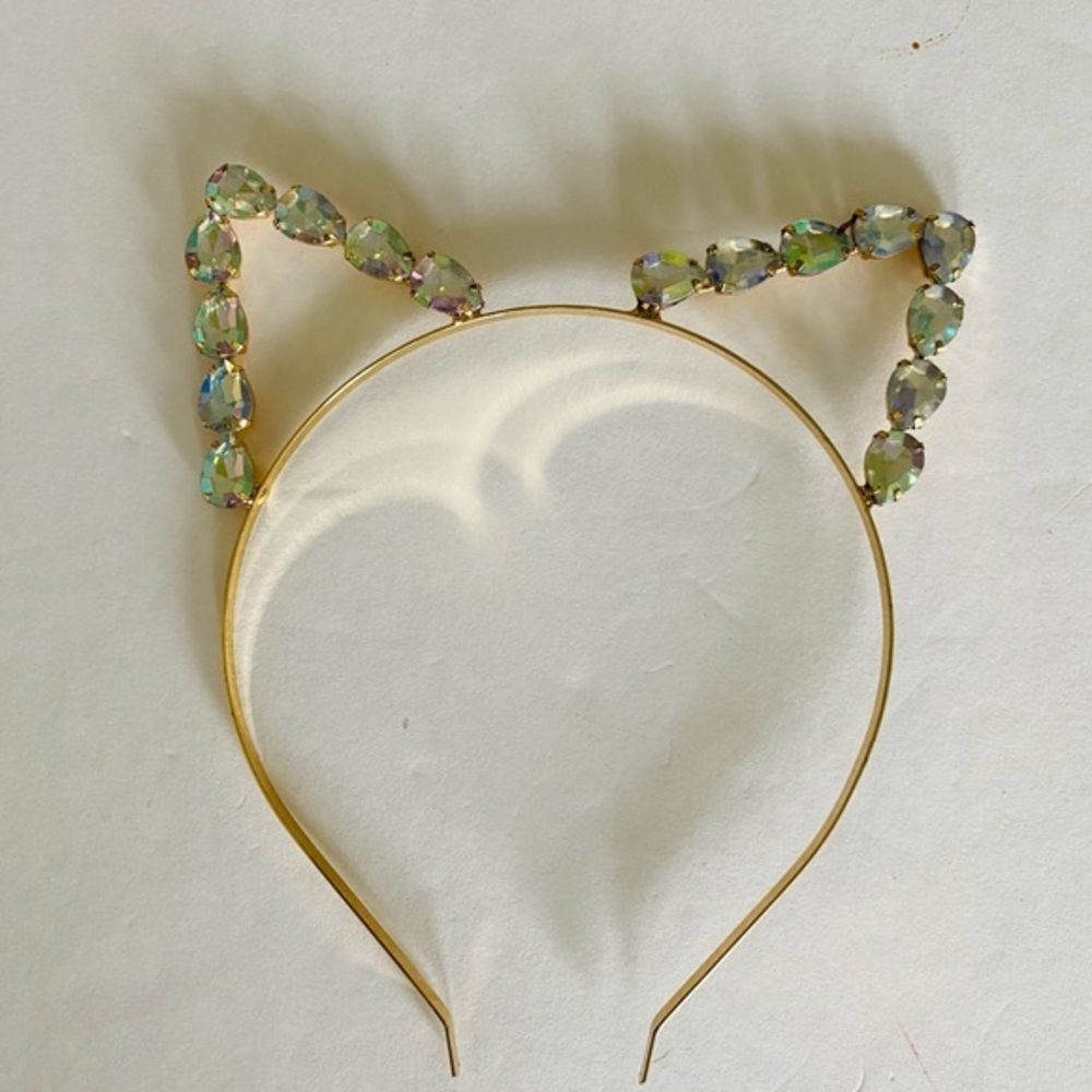 Gem laden cat ear headband!